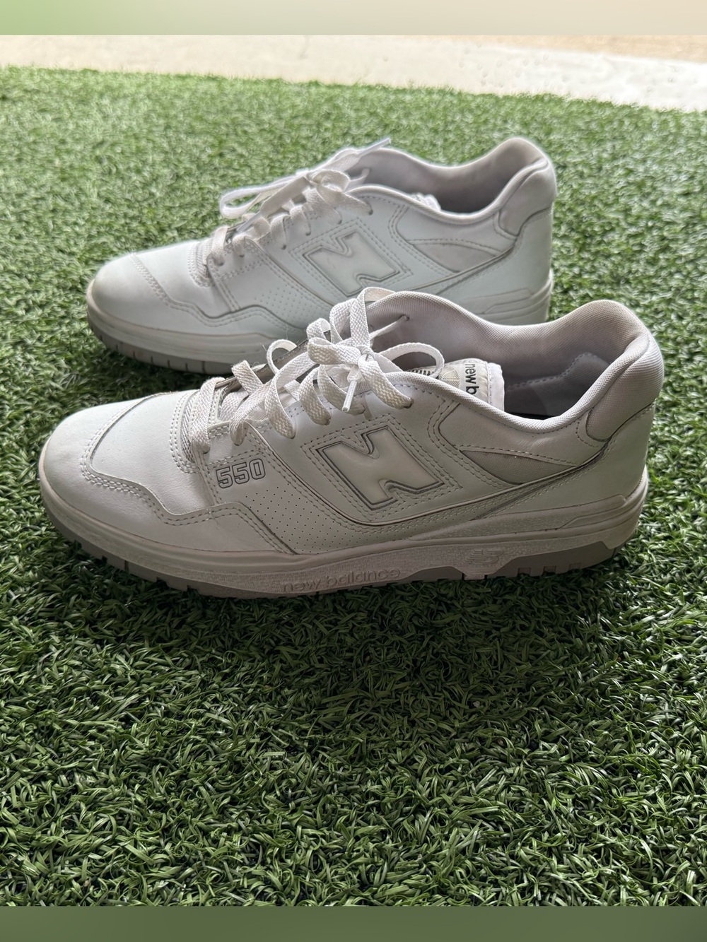 New Balance 550 Men’s White Low-Top Sneakers